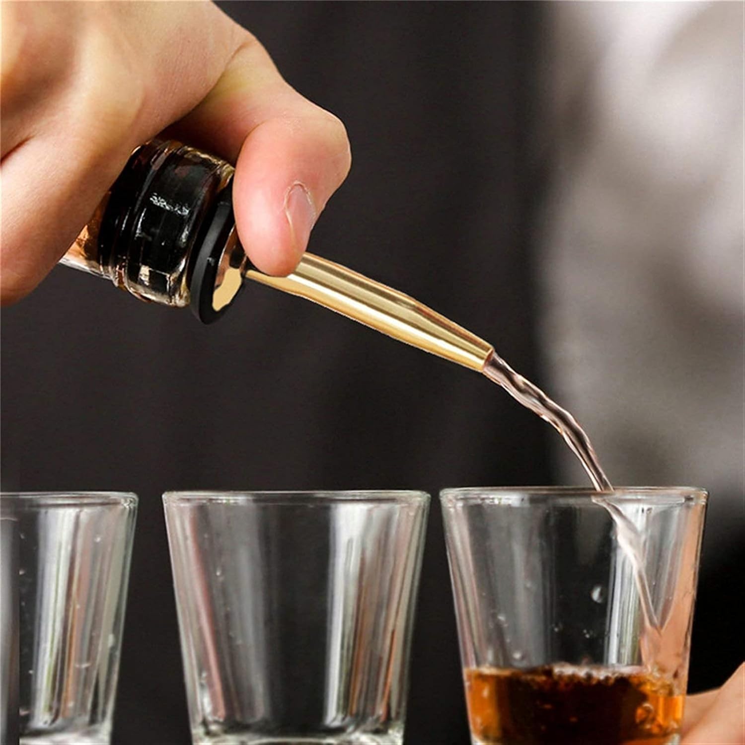 注ぎ口ステンレス鋼ワイン注ぎ口ディスペンサーボトルキャップ酒スピリットフリーフロー注ぎ口ストッパーキッチンバーツールキッチン、ダイニ