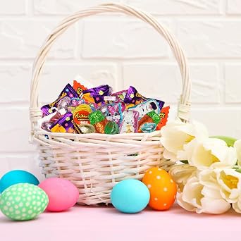 Bulk Easter Chocolate Candy Mix - 4 Pound Assorted Individually Wrapped Chocolate Candies Variety Pack For Easter Parties, Egg Hunts, Basket Fillers Gifts & Treats - Approx 220 Pieces