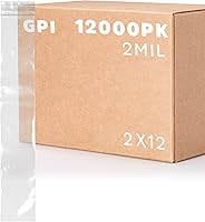 Vista 10 de GPI - 1000 unidades - Bolsas con cremallera de 2 x 9 pulgadas, 2 mil, bolsas de polietileno transparentes con cierre resellable, con cierre