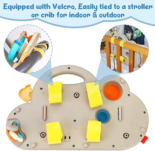 Vista 13 de Caterbee Juguetes para volante de conductor Baby Turn and Learn (azul)