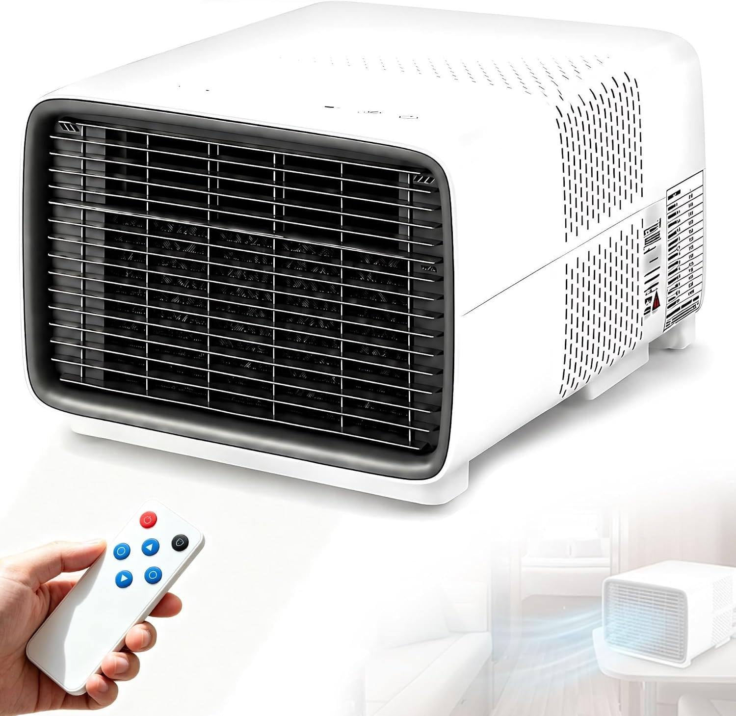 Memykoy Mini Portable Tent Air Conditioner, 2700 BTU Portable AC for Camping, 280W Low Wattage & 45dB Quiet Sleep Mode, 3-in-1 Mini Cooler for RV, Tents, Dorms & Outdoor Travel