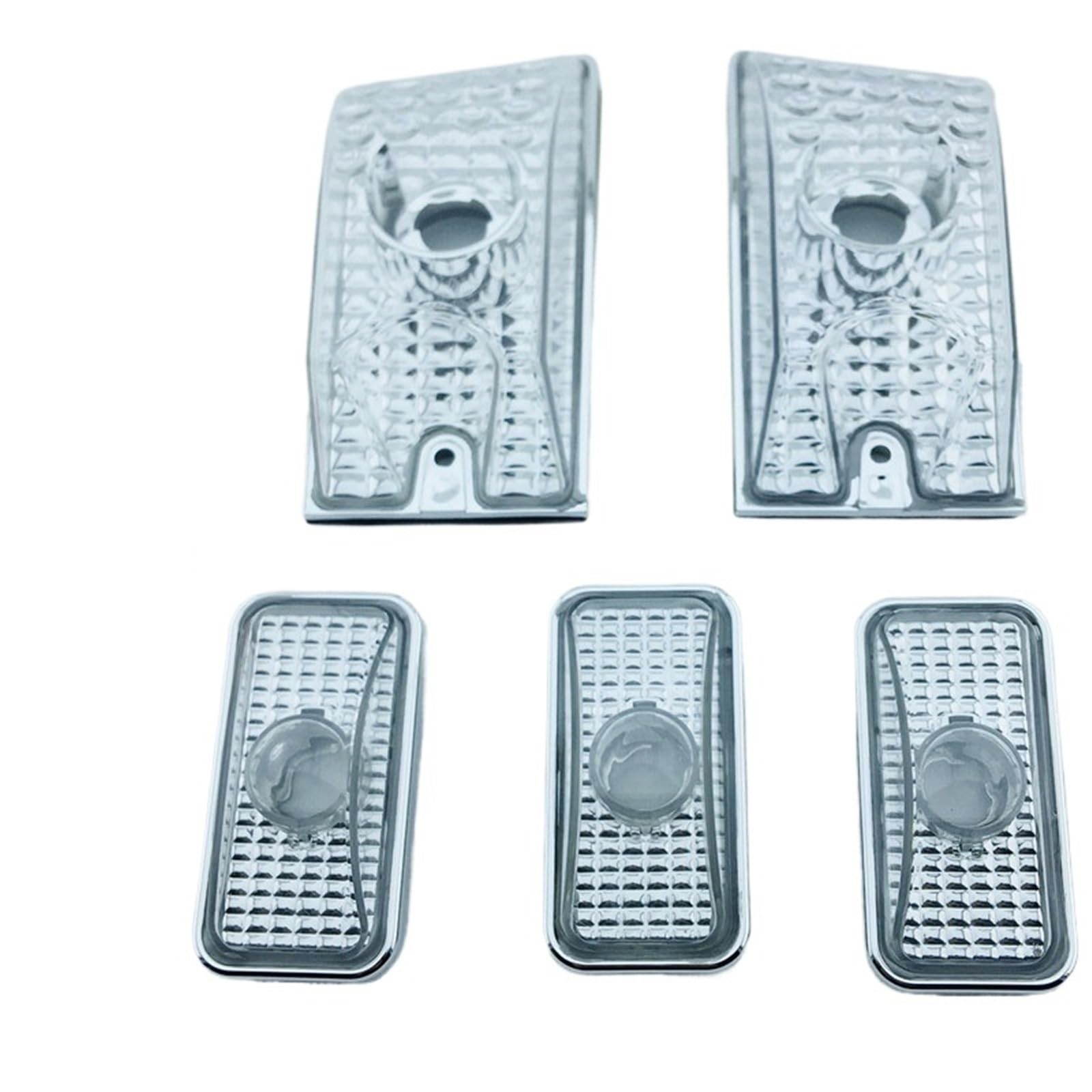 Genérico SustitucióN Luces Techo Cabina Juego De 5 Luces Posición For Cabina, Advertencia For Techo Superior, Uso Apto Para Hummer H2 SUV SUT 2003-2009, Accesorios For Coche(White)