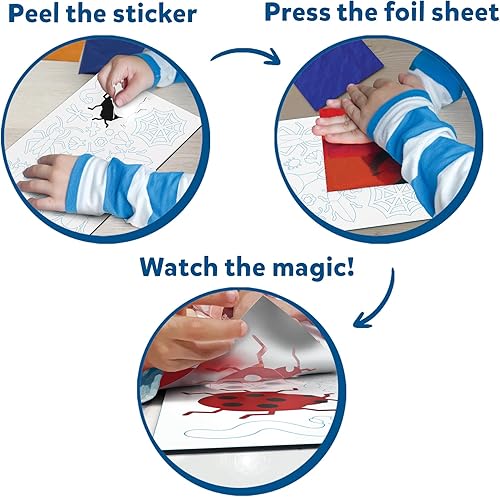 Miniatura 5 de Skillmatics Actividad de arte y manualidades insectos y mariposas divertidos, arte sin desorden para niños, kits y suministros de manualidades,