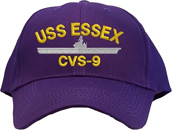 USS Essex CVS-9 Embroidered Pro Sport Baseball Cap