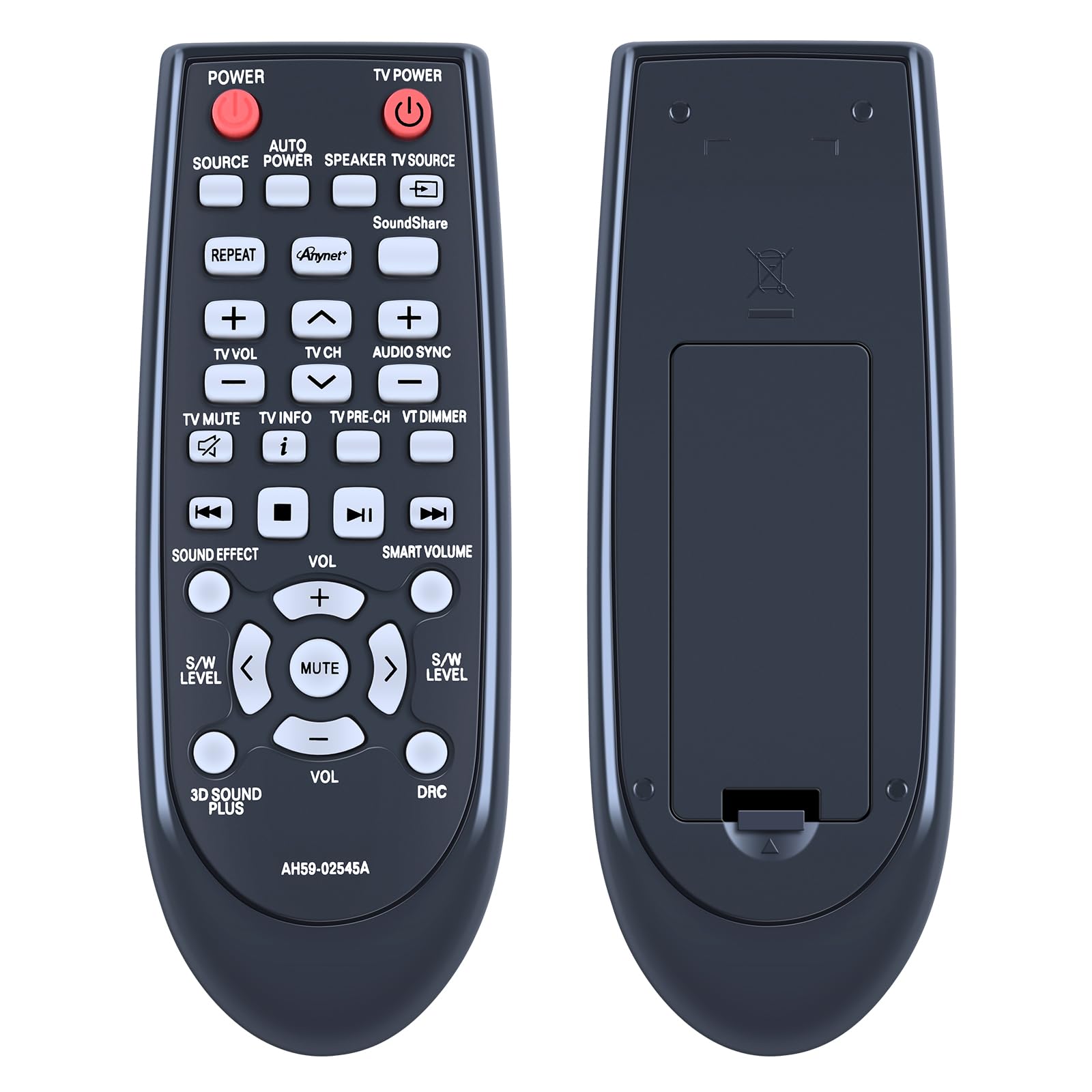 PZL AH59-02545A Replacement for Samsung Sound Bar Remote Control HW-F450 HW-F751 HW-F450/ZA HW-F750