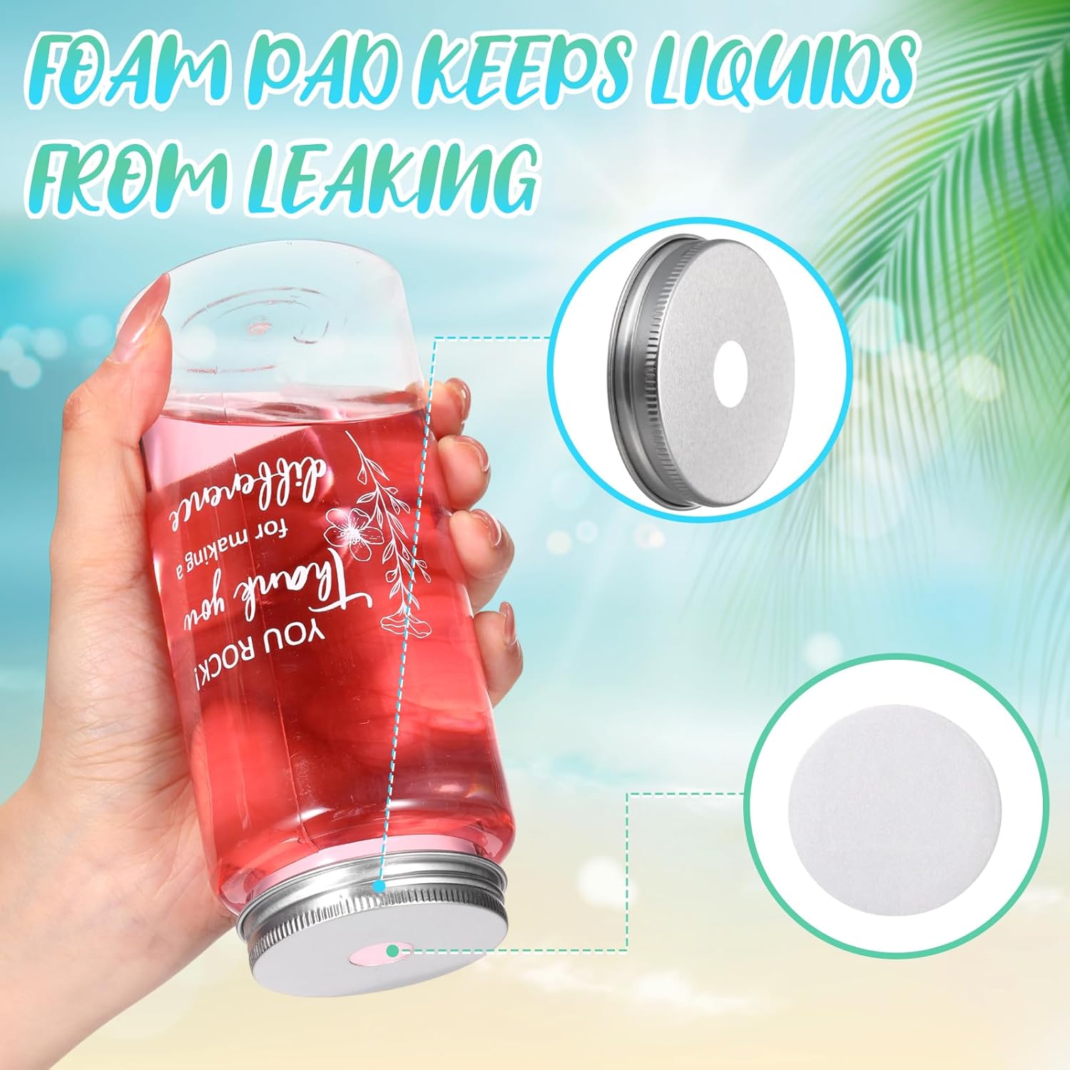 Skylety 36 Pcs Employee Appreciation Gifts Bulk 13.5 oz Thank You Cups with Lids and Straws Reusable Plastic Tumbler Gift Drinking Cups Bulk for Coworker Volunteer Staff Teacher - Image 5