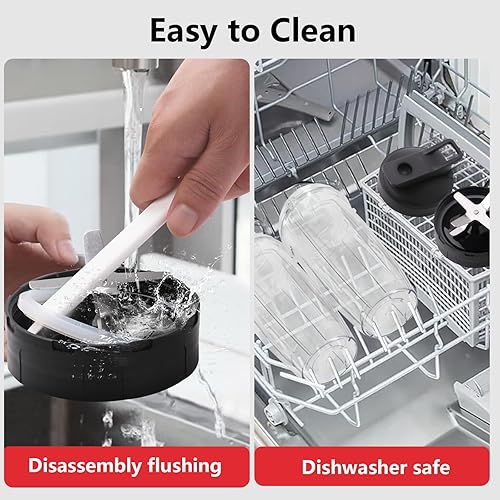 Miniatura 7 de Liebe&Lecker Batidora Bullet con 1200 W de pico de vatios, potente batidora de batidos, tecnología inteligente, mezcla de frutas congeladas para