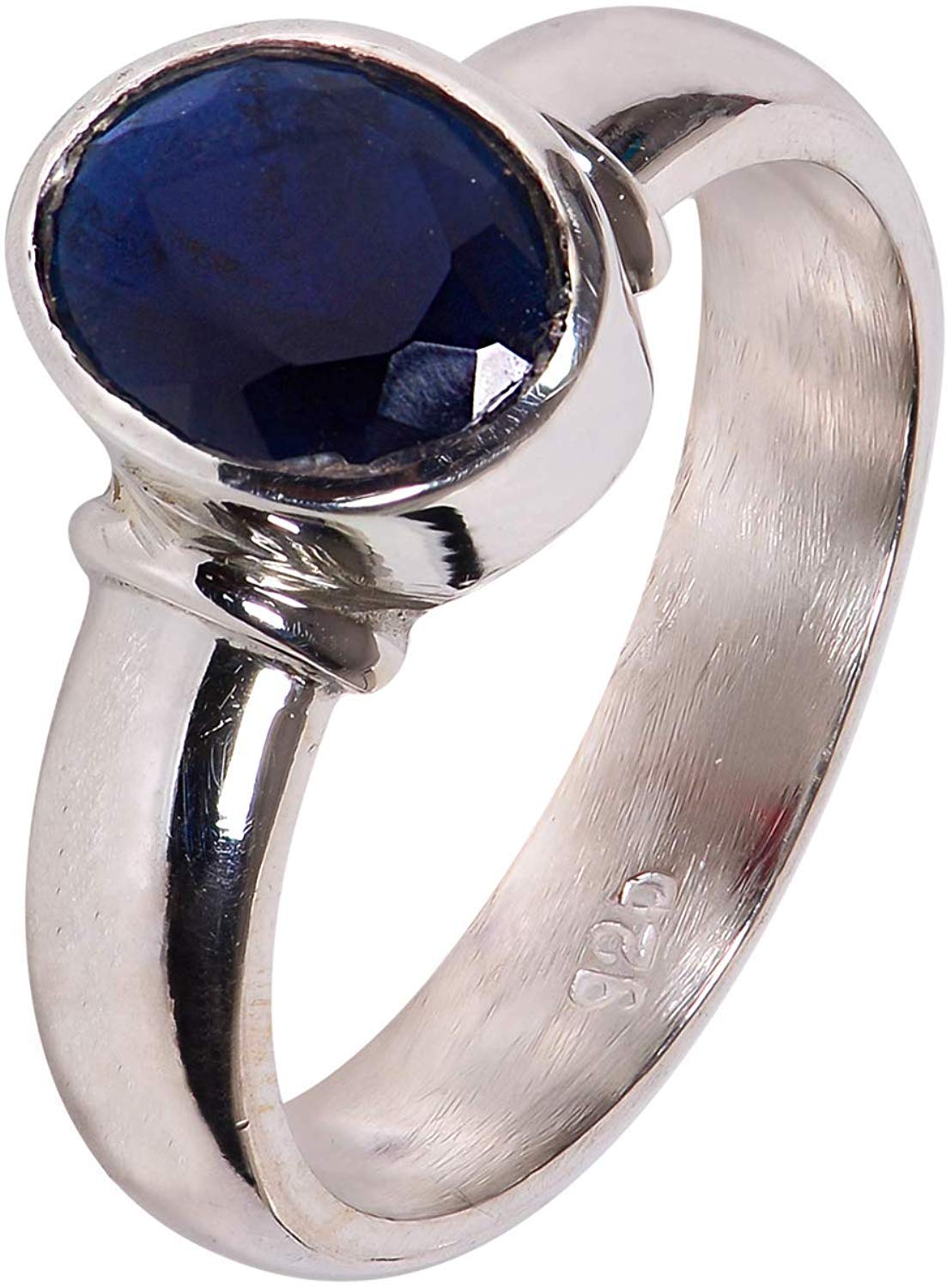 Silverwala 925-92.5 Pure Sterling Silver Sapphire Birth Stone (Pisces, Taurus, Virgo, Libra, Sagittarius) Finger Ring for Unisex (30) (B07MCY6QD6) Amazon Price History, Amazon Price Tracker