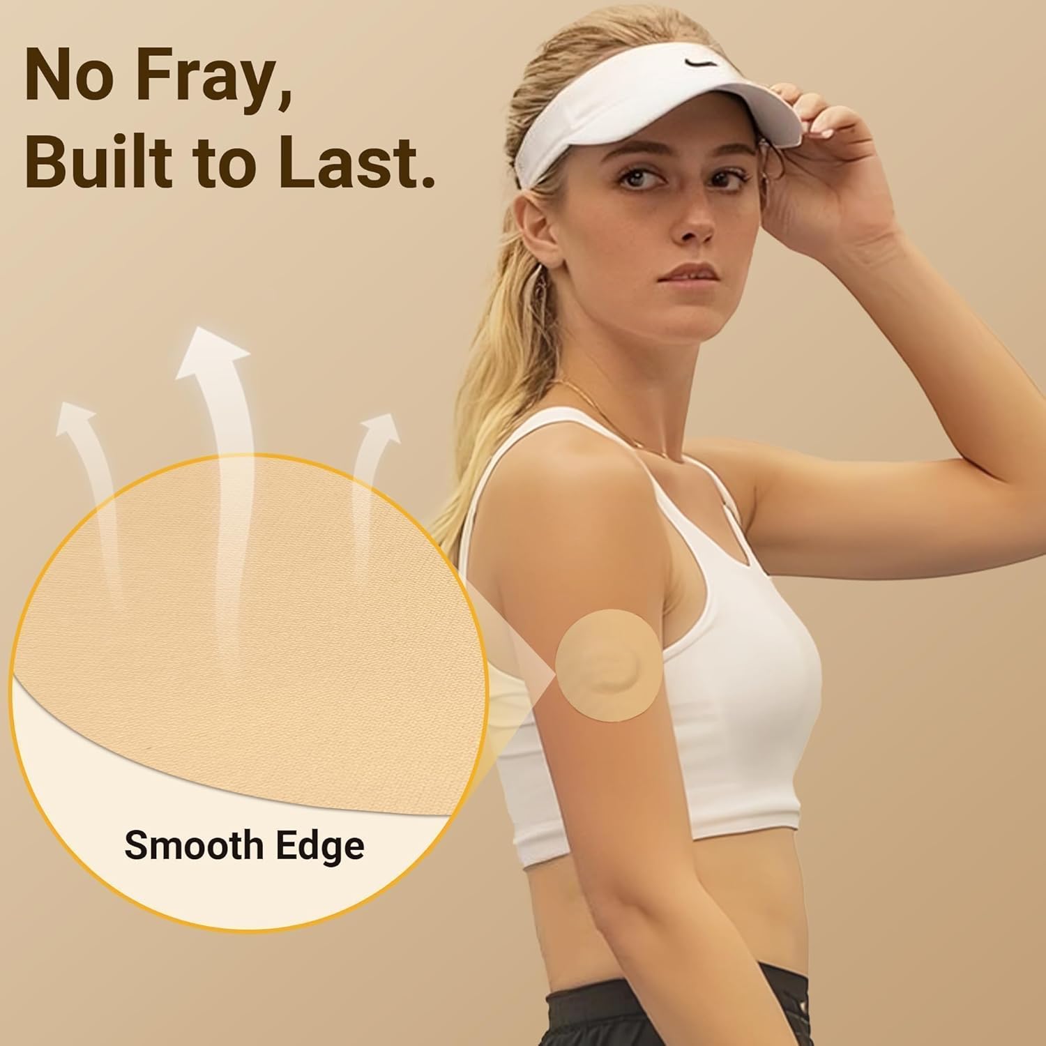 Dexcom G7 & Stelo Over Patches Waterproof, Amolyfe 20 Pack Dexcom G7 Overpatches, Bump-Proof with Hard Cap, Breathable, Medical Adhesive, 15-Day CGM Protection (Beige)