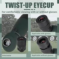SVBONY SV28PLUS 25-75×70mm Madárles Távcső BAK4 Lencse Vezeték Nélküli Vezérléssel - 25-75 x 70 mm green with controller 6