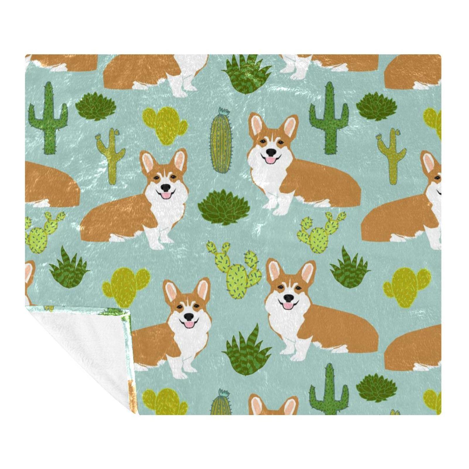 Plaid corgi en polaire douce : le confort thermique pour vos soirées