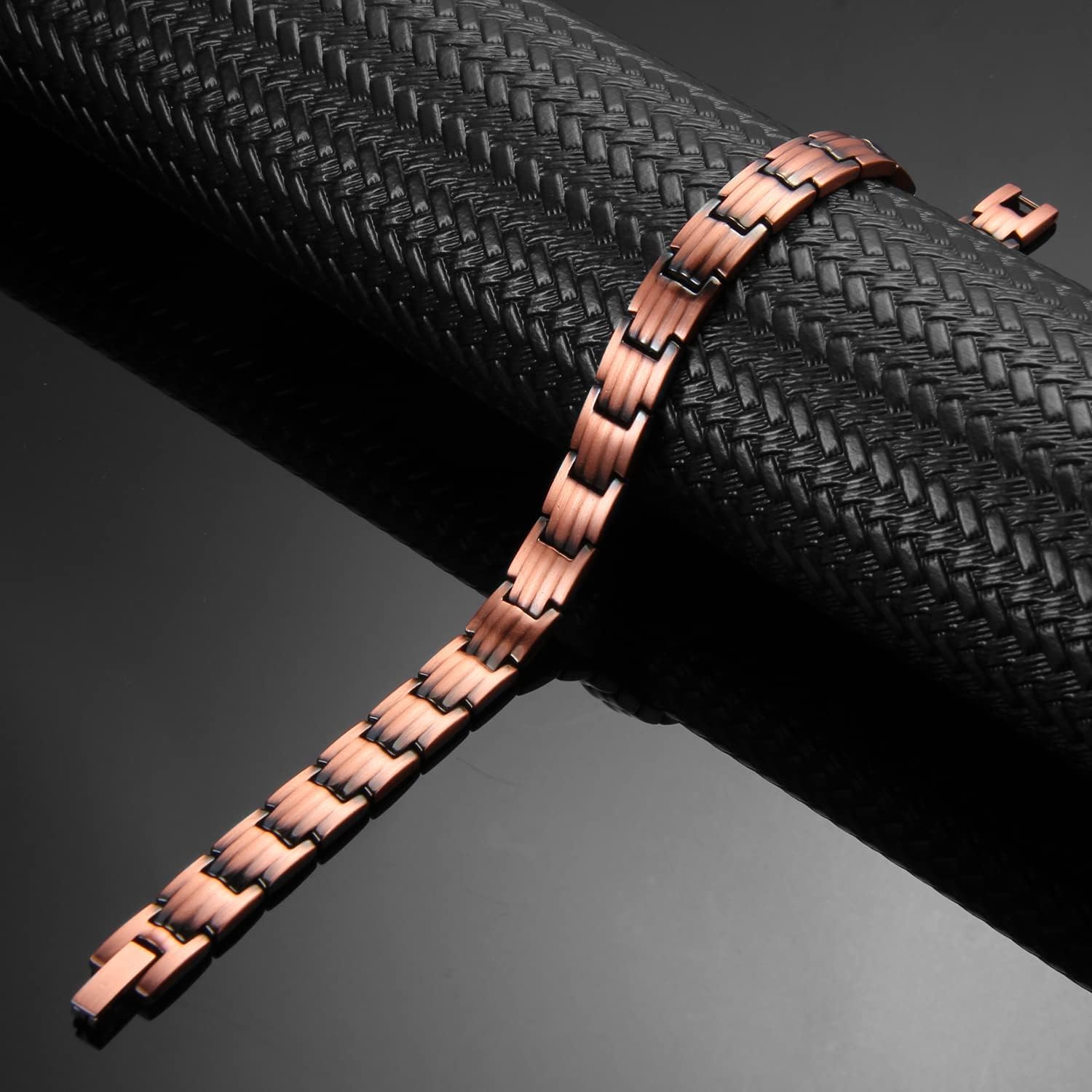 BioMag Copper Ankle Bracelet for Women,99.99% Pure Copper Anklet with 3500 Gauss Magnets Adjustable Copper Anklet Jewelry Box