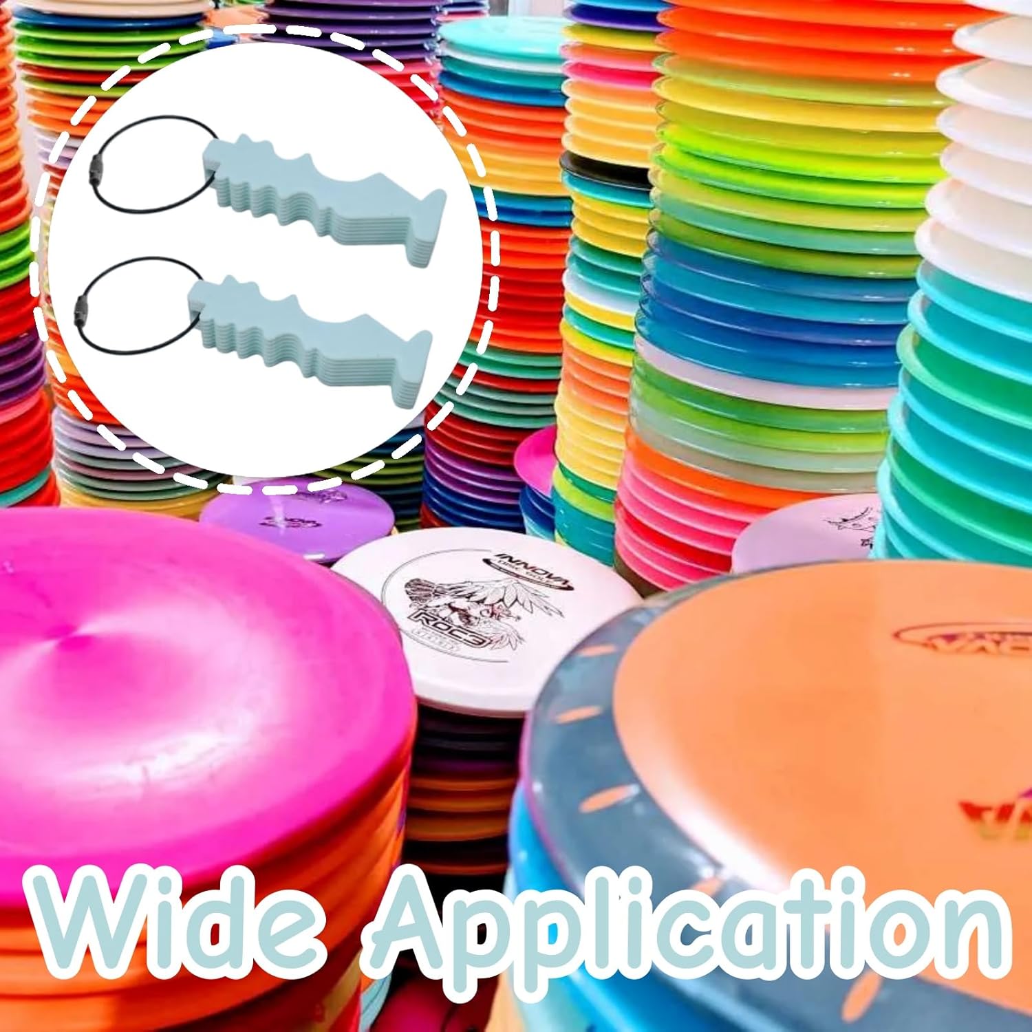 2 PCS Repair Tool for Disc Golf Plastic Disc Doctor Maintenance Cleaning Accessories for Polishing Scratch Stains - Image 5