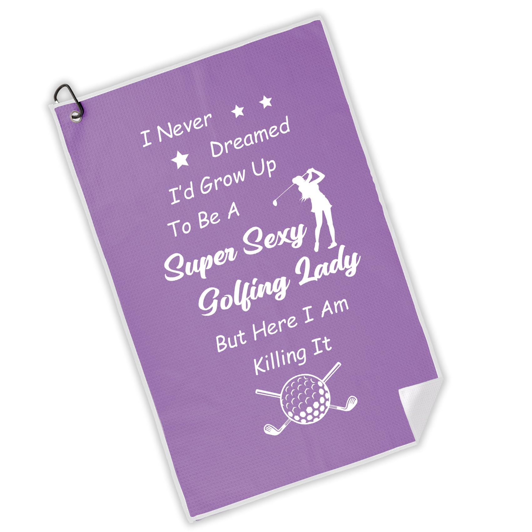 Golf Secret Santa Gifts,Golf Towel,Golf Gifts for Women,Golf Gifts for Ladies,Golf Presents,Novelty Golf Gifts,Funny Golf Gifts,Gifts for Golfers,Golf Novelty Gifts,Golfing Gifts,Golf Gift Set — image 1