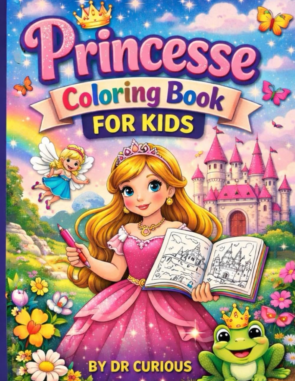 PRINCESS COLORING BOOK FOR KIDS