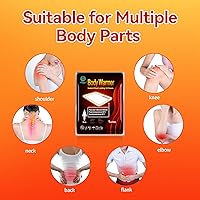 Vista 5 de KONGDY Parche de terapia de calor de 20 unidades, parches de calentamiento del dolor, parches de calor para alivio menstrual, parche portátil
