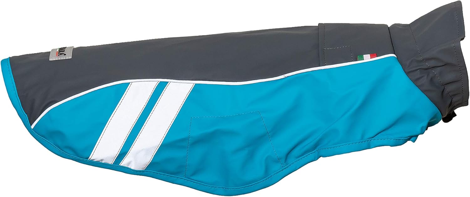 CHIARA Dirk Raincoat for Small and Medium Dogs - Rain Jacket with Integrated Harness