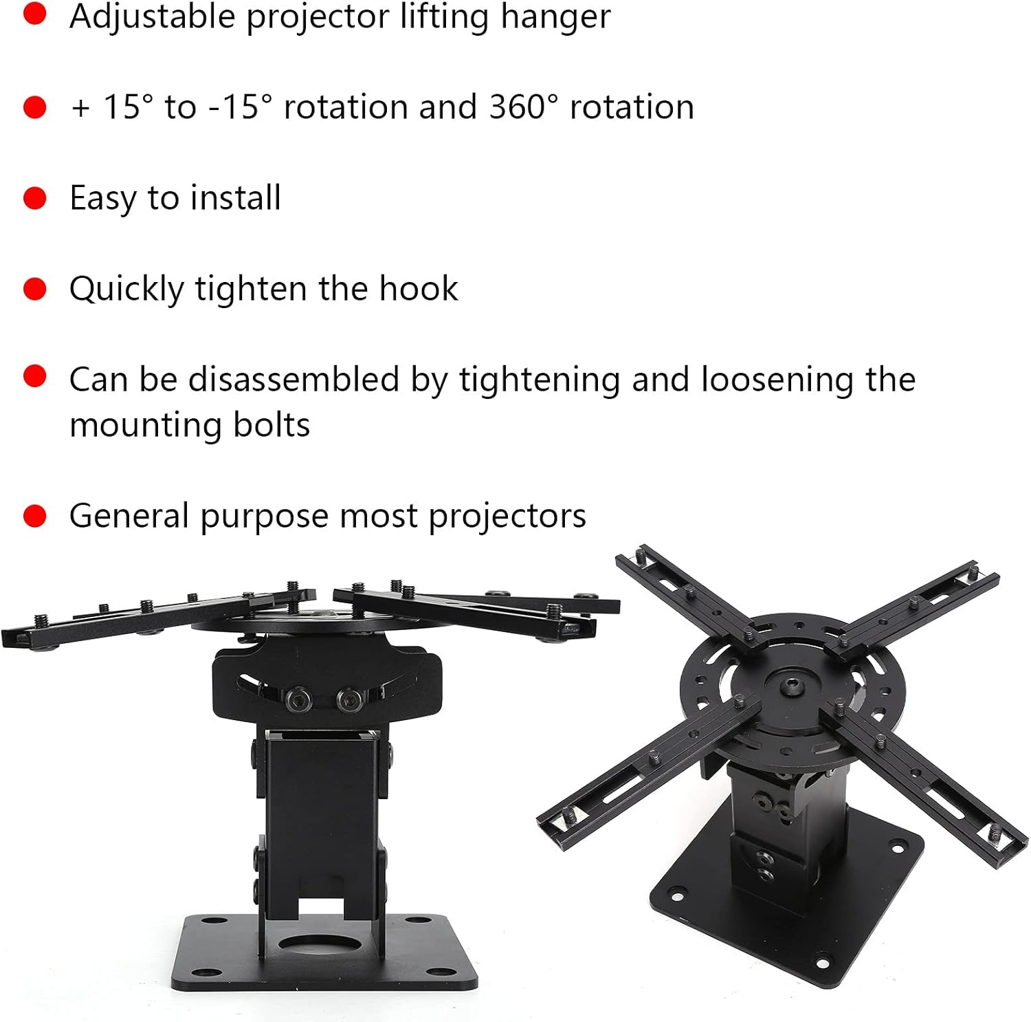 Buy Universal Projector Wall Ceiling Mount Hanger 360°Rotatable Head