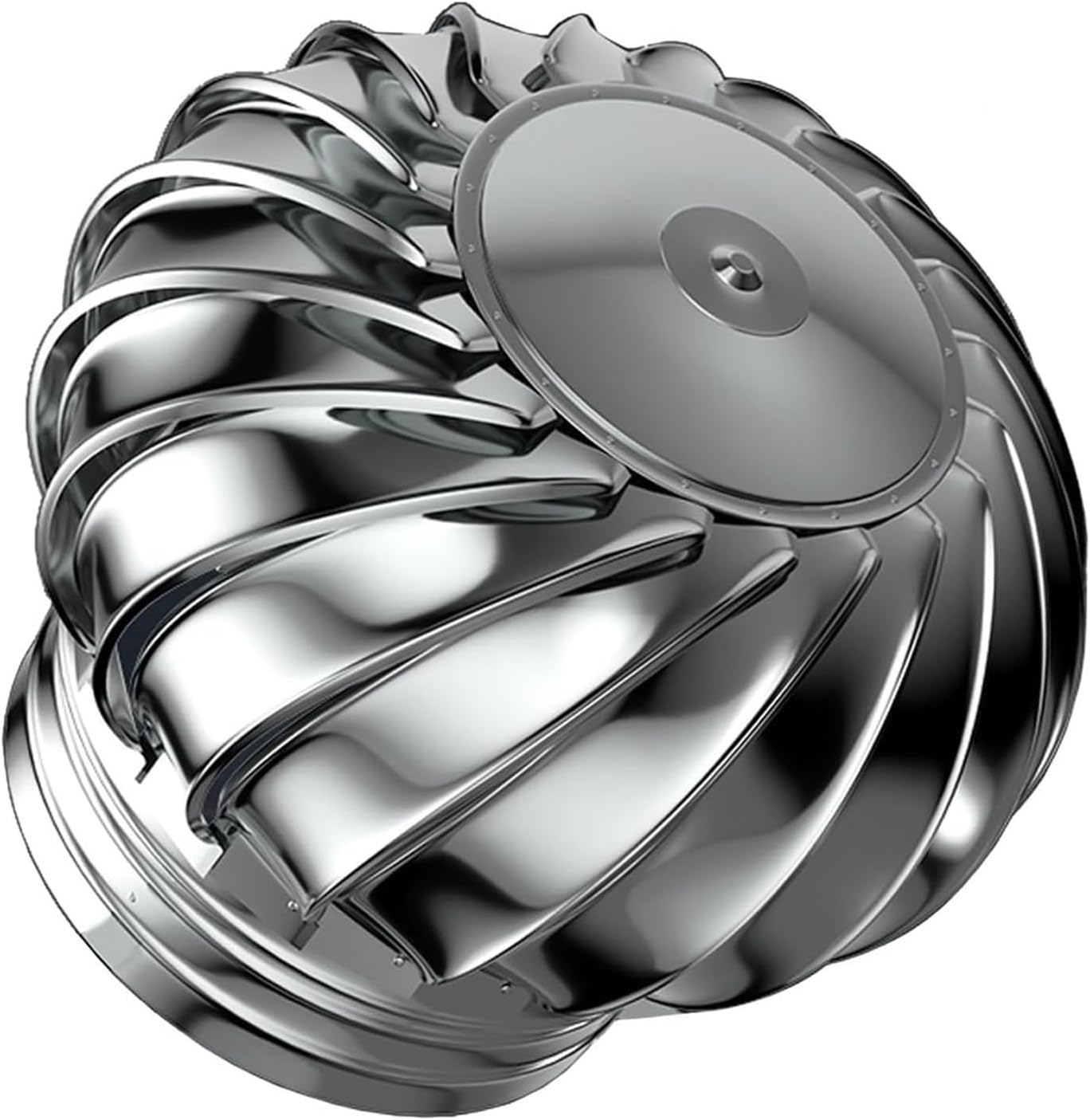 Roof Wind,Stainless Steel Turbine Ventilator Vents Air Vent Outlet 110 150 160 200 250 300mm No Deformation Rotating Roof Vents Energy-Efficient - All Purpose Chimney Cowl (Size : 200mm)