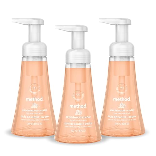 method Foaming Hand Wash Sandalwood + Cedar 10 fl oz 3 Pack