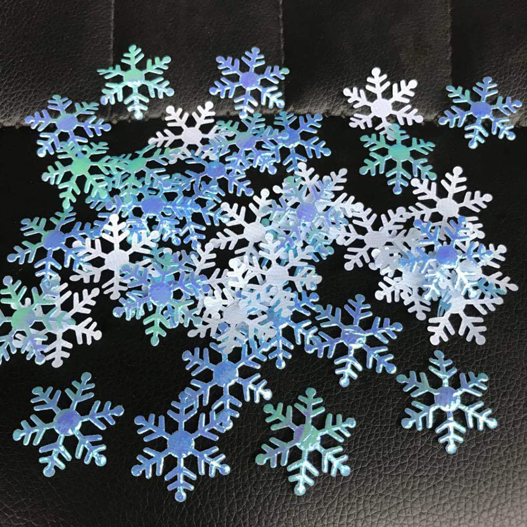 300pcs/bag Christmas Snowflakes Artificial Snow Tree Ornaments