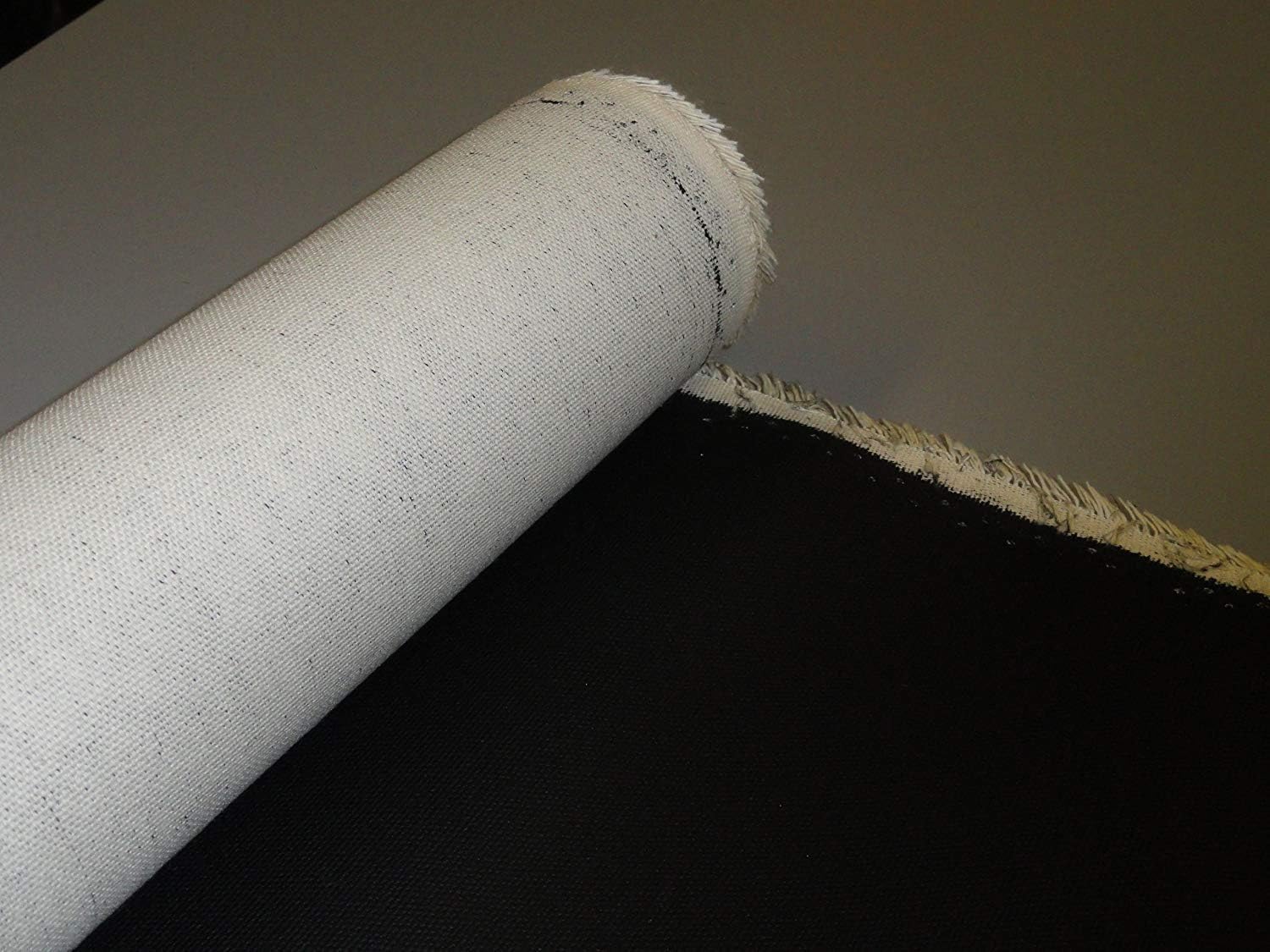 Painting Drawing and Sketch Accessories Black Primed Painting Canvas Roll (28" X 5Mtr, Black)