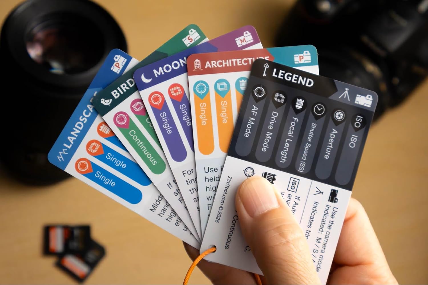 CameraCues Photography Cheat Sheet Cards Quick Reference Photography Cards
