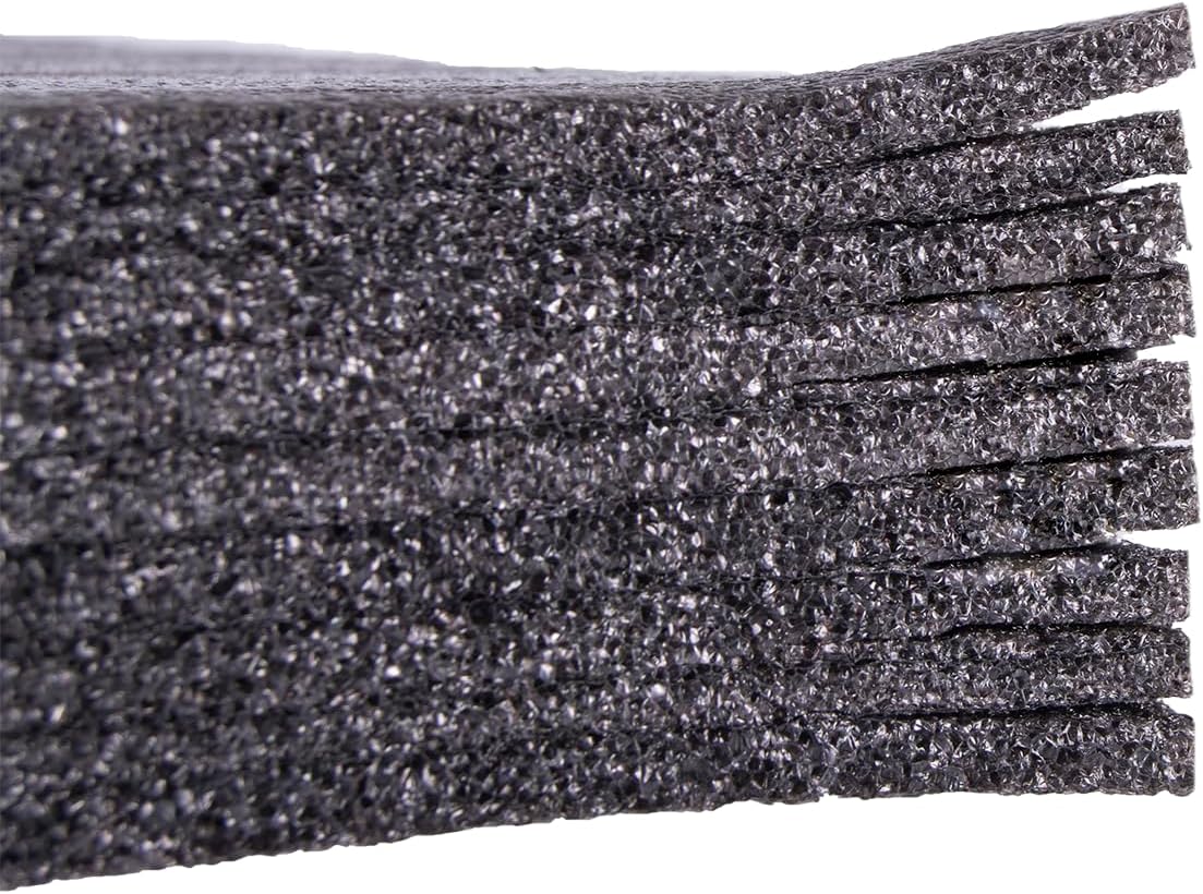 ECONO FOAM ™ Black 24" x 48" Layered Foam for Kaizen Projects (20mm-7/8",Black)