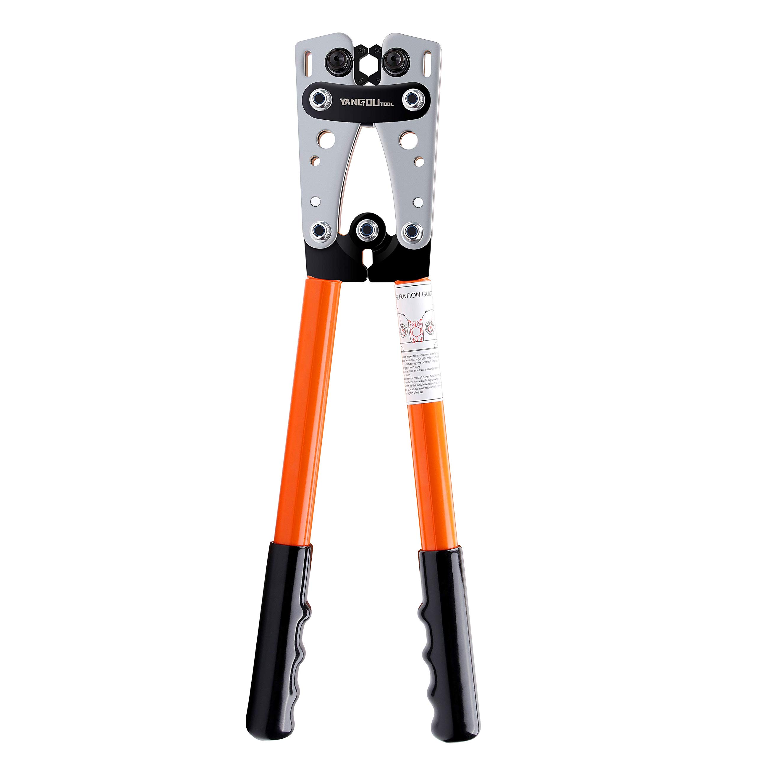 ELECTRO-VOLT ICrimp Battery Cable Lug Crimping Tool For Heavy-Duty Wire Lugs, Battery Terminal, Copper Lugs With Wire Shear Cutter HX-50BI - The Home Depot - View #3