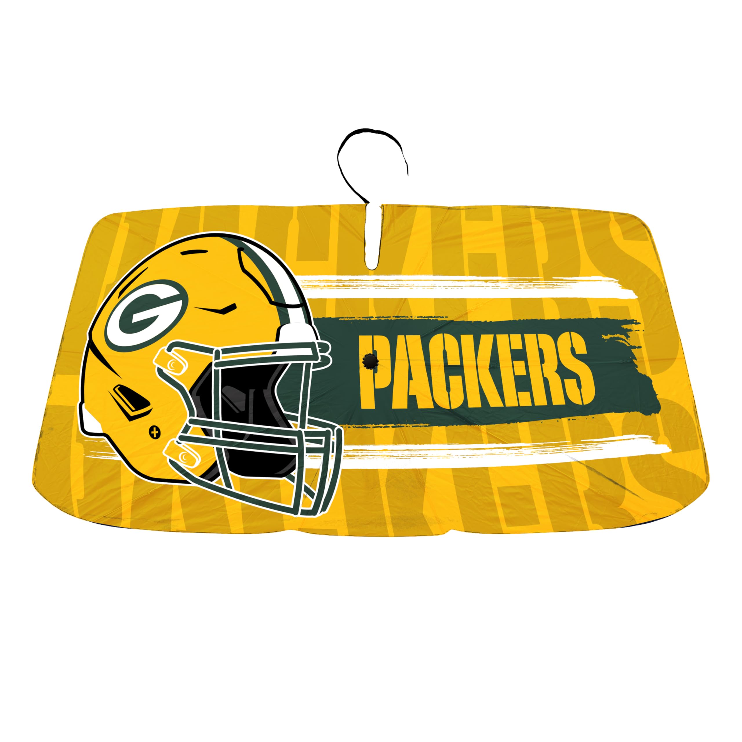 NFL Fanmats Green Bay Packers Folding Umbrella Auto Sun Shade