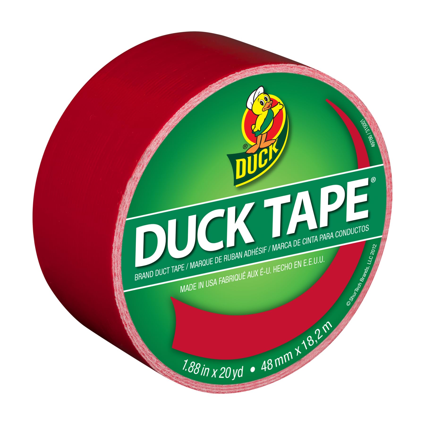 Shurtech Duct Tape, 4.7 cm x 18 Meter Size, Red
