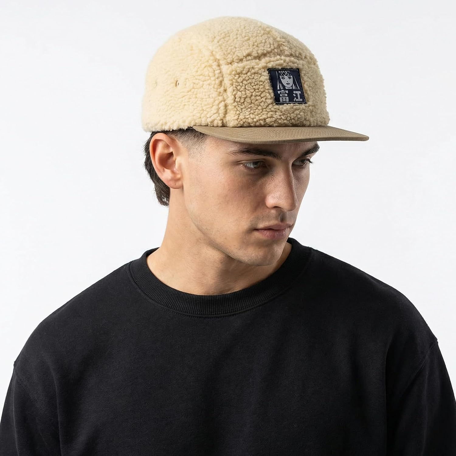 Ripple Junction Junji Ito Men's Manga Anime Sherpa Textured Snapback Hats