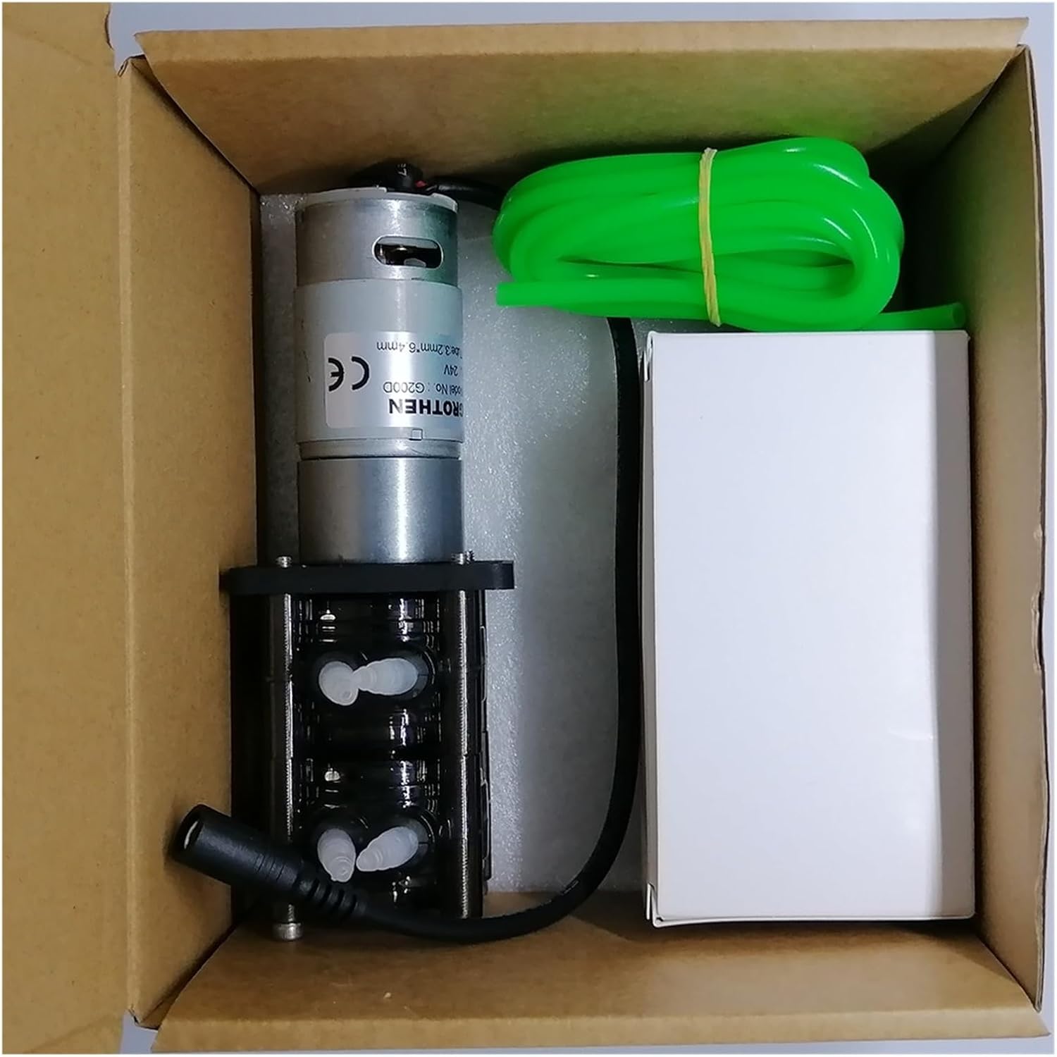 Peristaltic Pump Water Rotary Pumping Adjustable Flowrate 20~200ml/min Plug And Play(Dock add EU adapter)