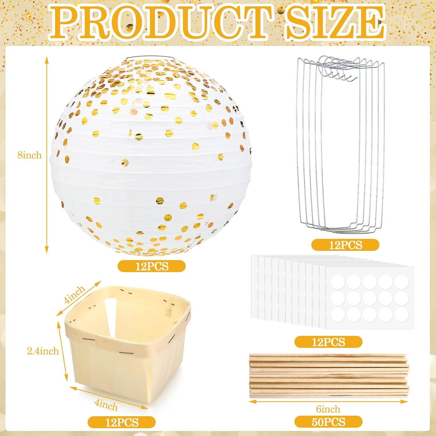 12 Sets Print Burlap Baby Shower Decorations Hot Air Balloon Table Centerpieces DIY Boho Paper Lanterns Farmhouse Rustic Neutral Chinese for Wedding Birthday Party Classroom Decor