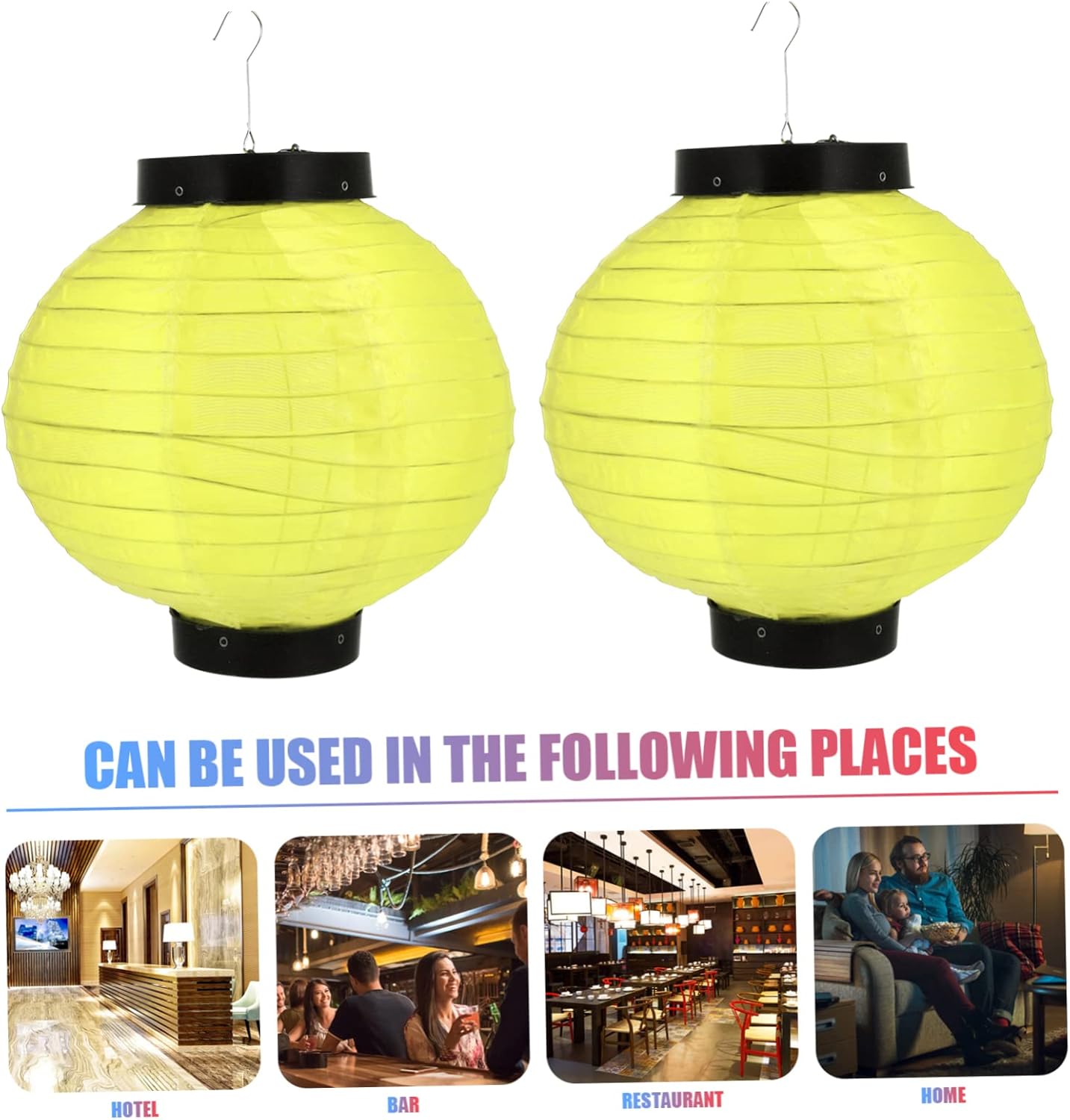 Gadpiparty 6pcs Hanging Japanese Lanterns Round Decorative Lights for Restaurants Unique and Delicate Design for Home and Festive Decorations