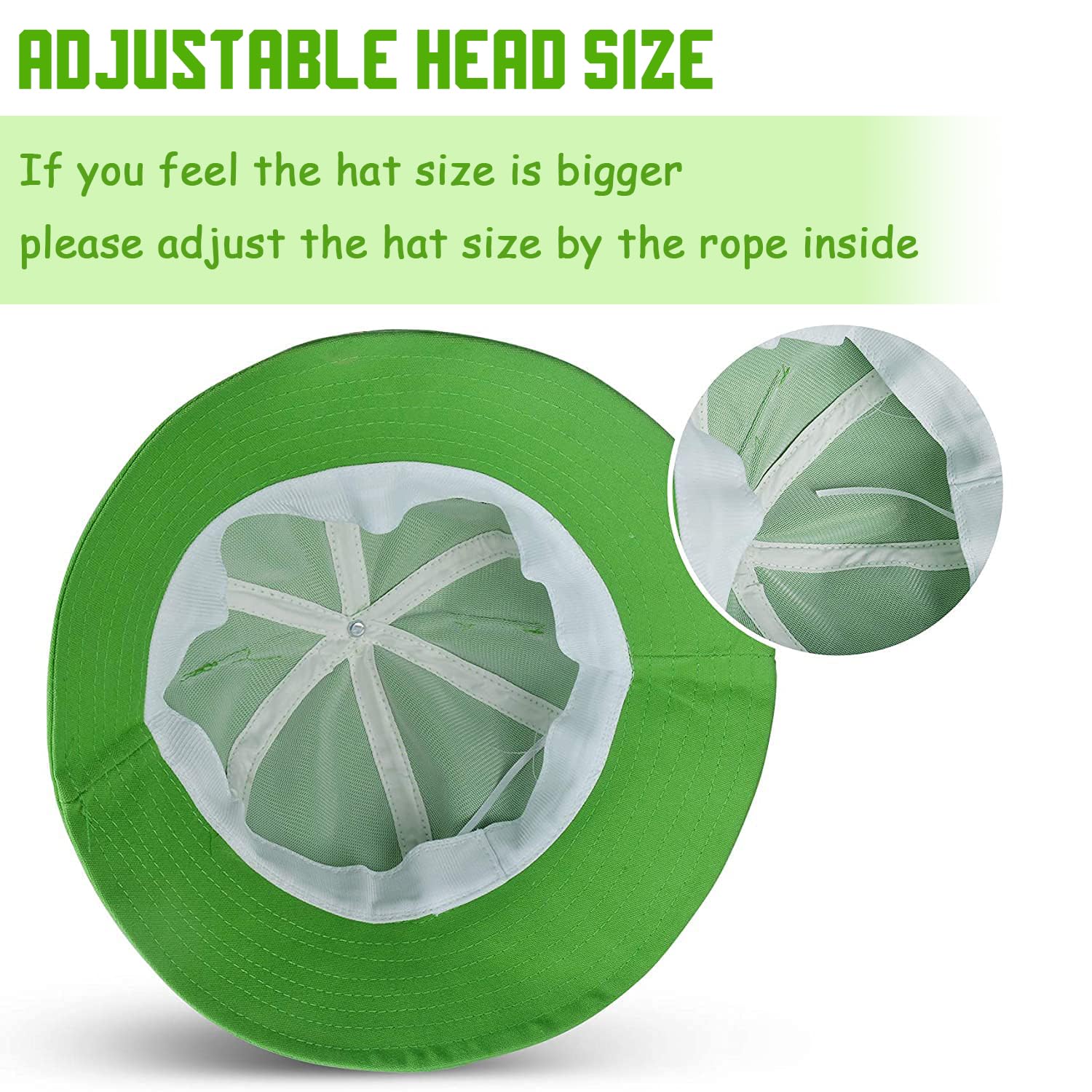 Cappello Pescatore Di Rana,Verde Cappelli Da Spiaggia In Cotone Cappello Da Pescatore 951471