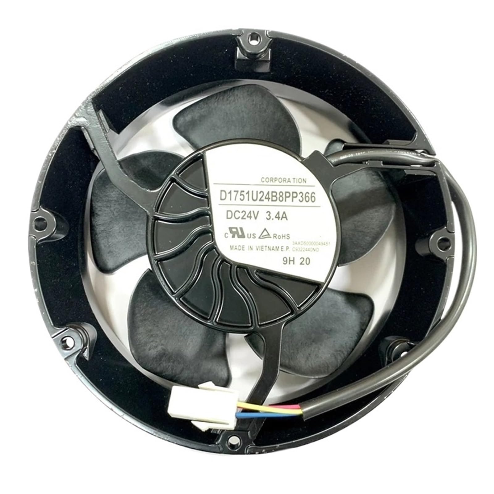 FSBNMNXPQ Frequency converter Fan D1751U24B8PP366 24V 3.4A