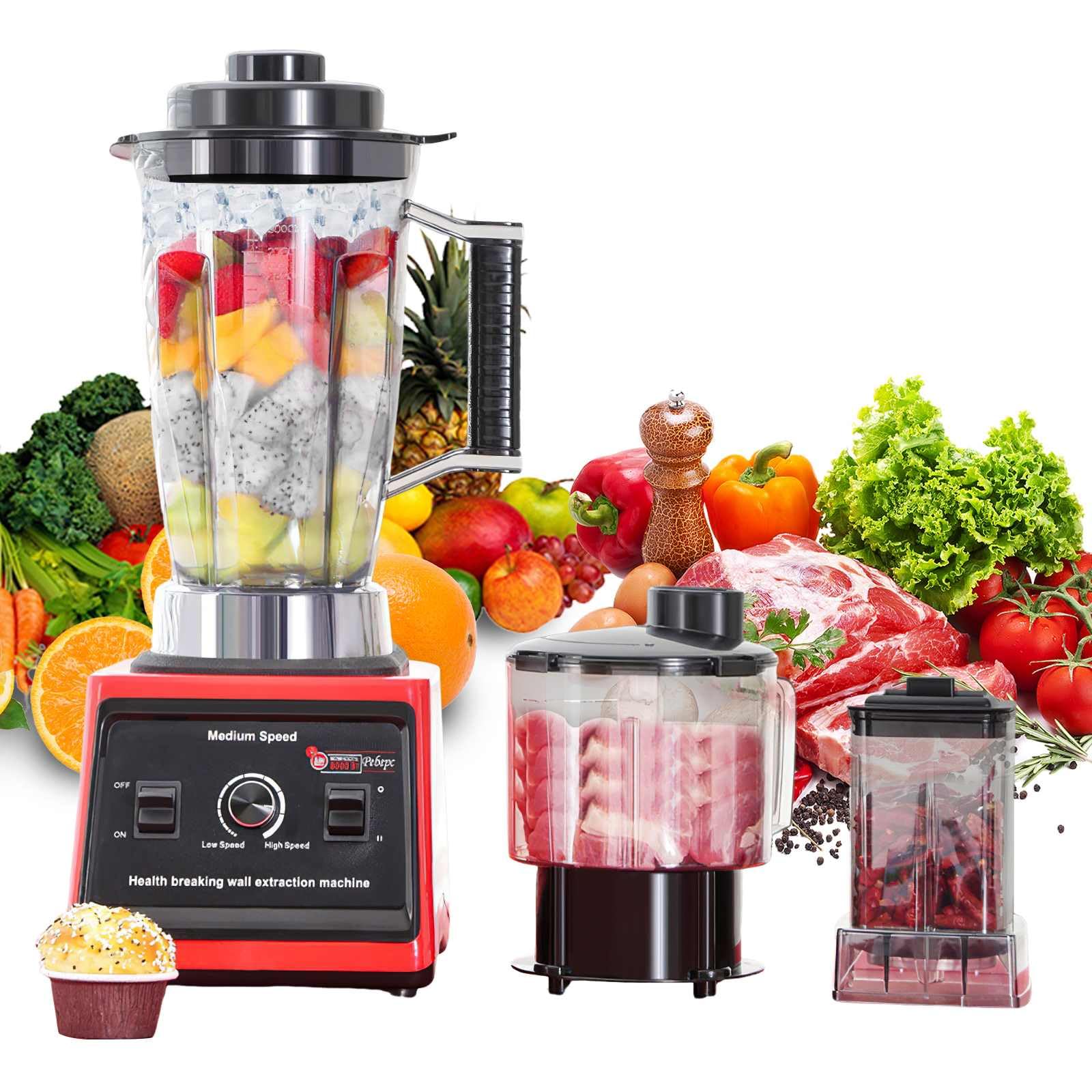 Blender Mixeur 9500W Robot Cuisine Multifonctions, Bol Mélangeur 3L