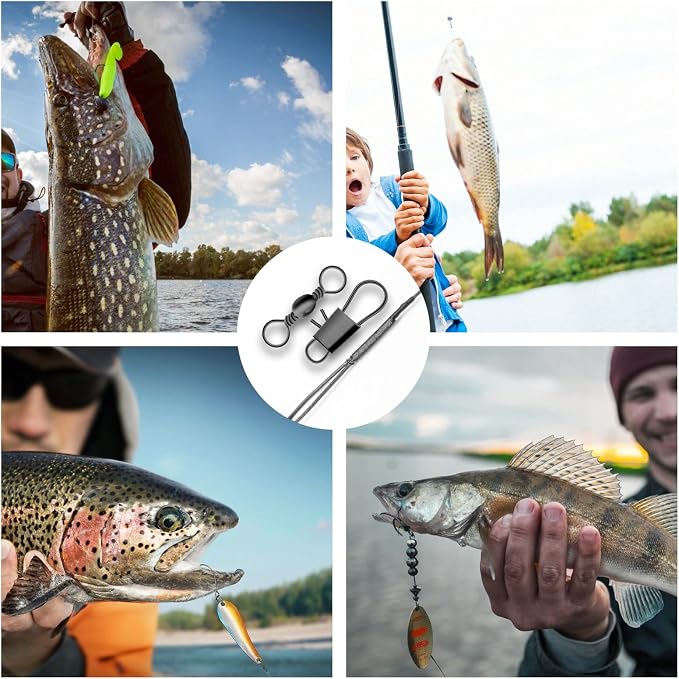 AIEX 80pcs Leader de Pesca Acero Inoxidable, Línea de Lider de Caña para Agua Salada y Dulce miniatura 6