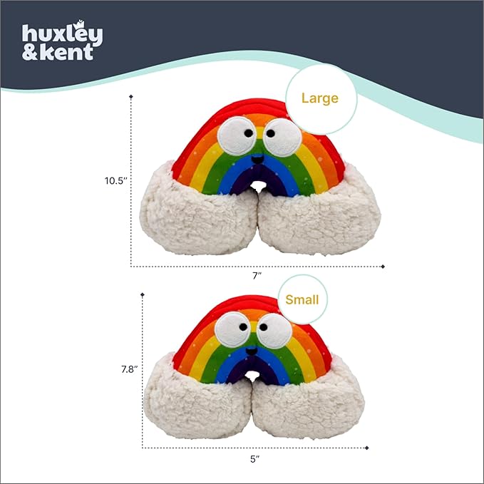 Juguete para Perro Huxley & Kent Power Plush Happy Rainbow Grande con Chirrido miniatura 5