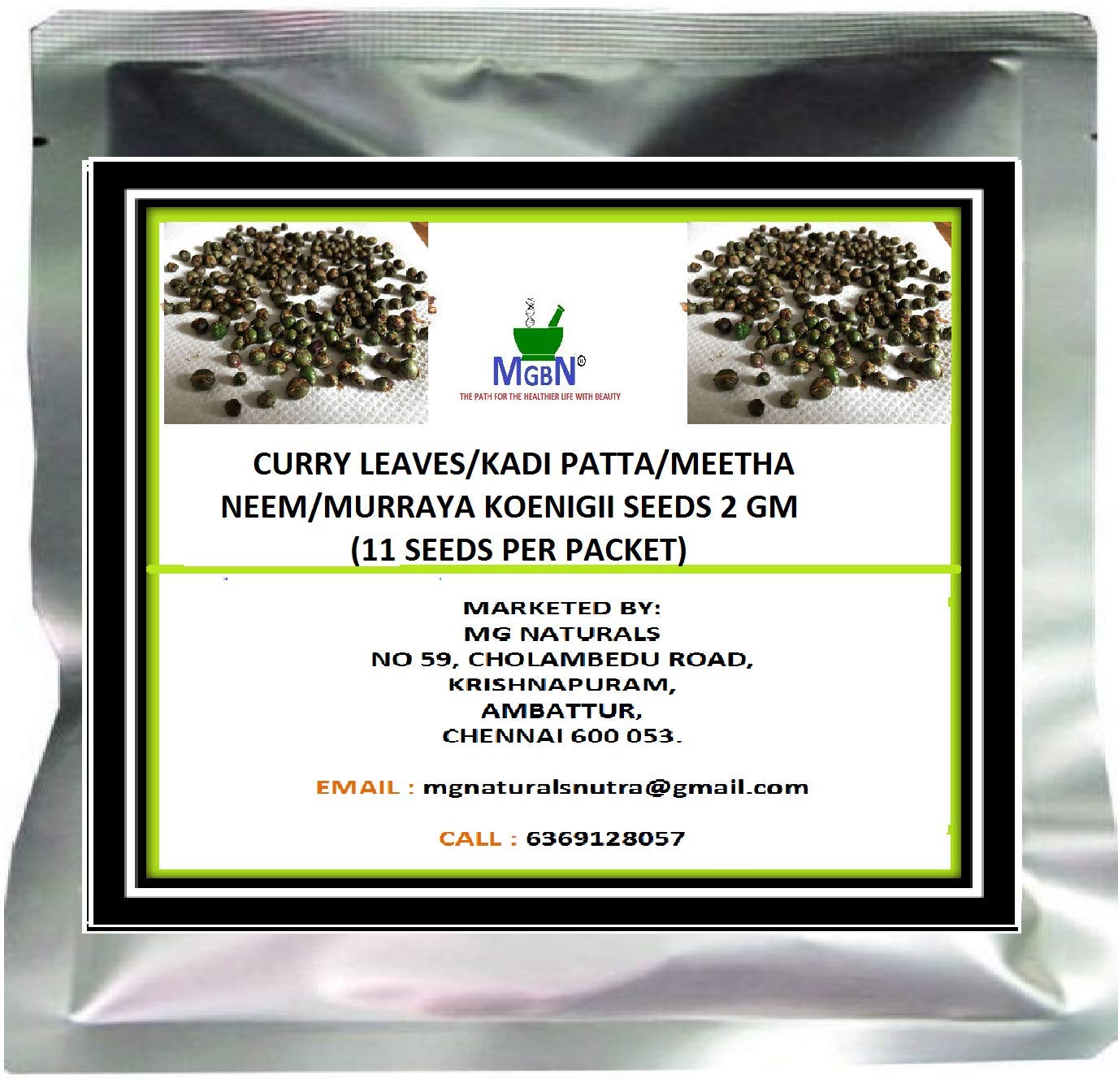 See full amazon price history chart for MGBN THE PATH FOR THE HEALTHIER LIFE WITH BEAUTY Curry Leaves/Kadi Patta/Meetha Neem/Murraya Koenigii Seeds -2 g (11 Seeds per Packet) MGBN THE PATH FOR THE HEALTHIER LIFE WITH BEAUTY Curry Leaves/Kadi Patta/Meetha Neem/Murraya Koenigii Seeds -2 g (11 Seeds per Packet) (B07RFCB28R) Amazon Price History, Amazon Price Tracker