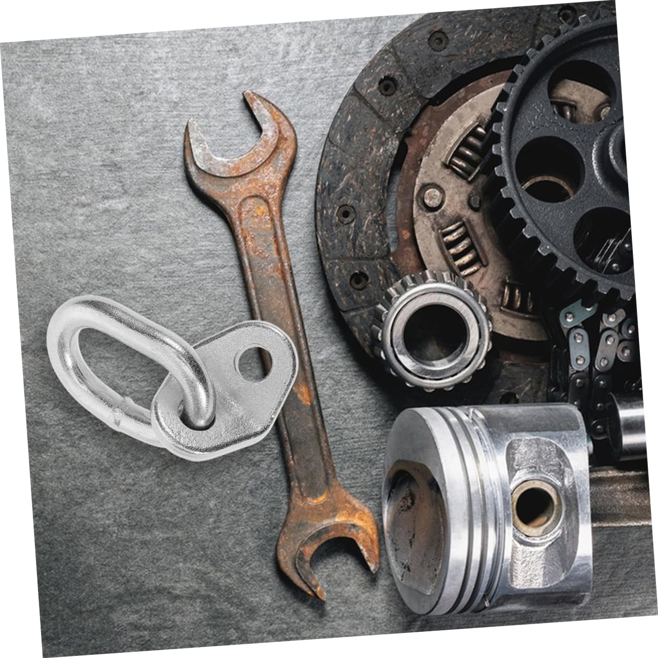 2pcs Engine Lifting Brackets Stainless Steel Easy to Install Engine Lift Supports for Secure Lifting and Maintenance Compatible Stands