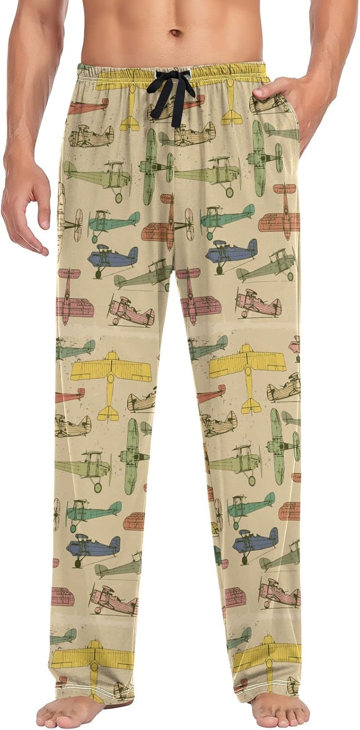 Ollabaky Pajama Pants for Men PJs Bottoms Sleepwear Lounge Pants with Pockets - Image 3