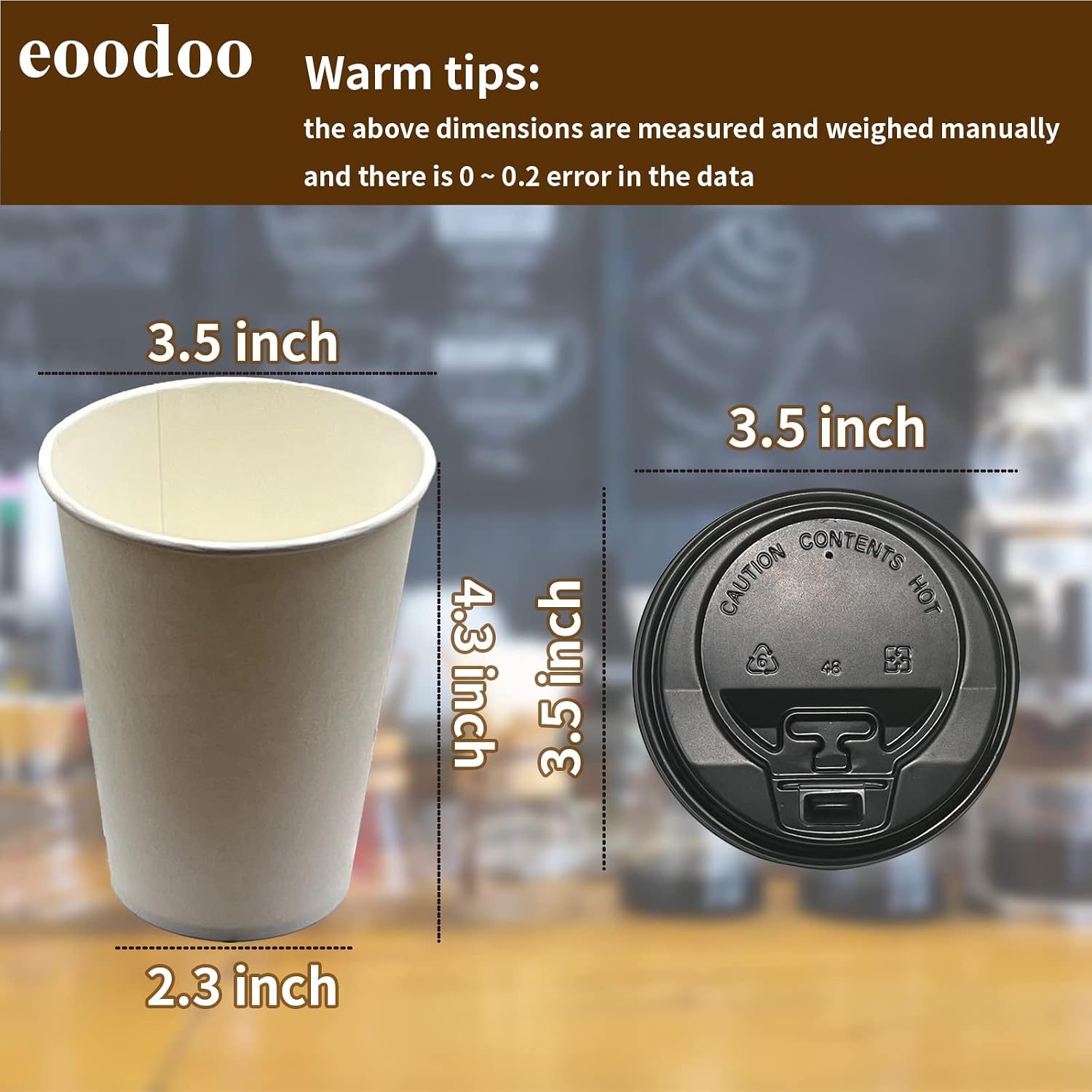 Coffee cups with lids 12 oz [50 Pack] Disposable Philippines | Ubuy