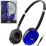 Jvc HAS160B Flats Lightweight Headband Headphones, Black