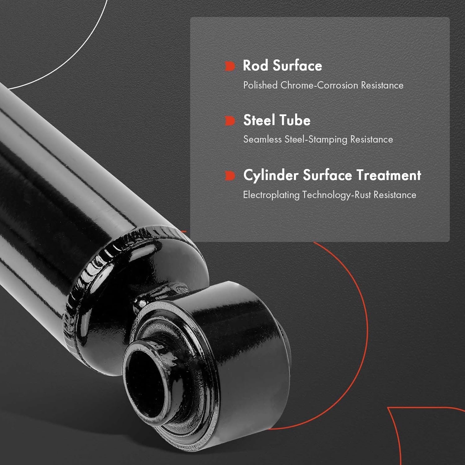 A-Premium Front Suspension Shock Absorber Compatible with Chevrolet B60, C50, C60, C70, G30, P30 & GMC B6000, C5000, C6000, C7000, G3500, P3500, 2-PC Set