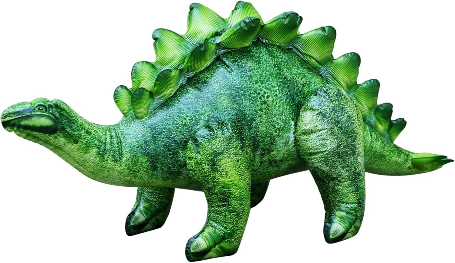 Jet Creations Stegosaurus Inflatable Dinosaur, 20" Tall x 46" Long, Emerald Green. Jurassic-Themed Toy for Ages 3+ - Perfect for Pool Play, Parties, Yard Decor, Stage or Photo Prop. 1 pc