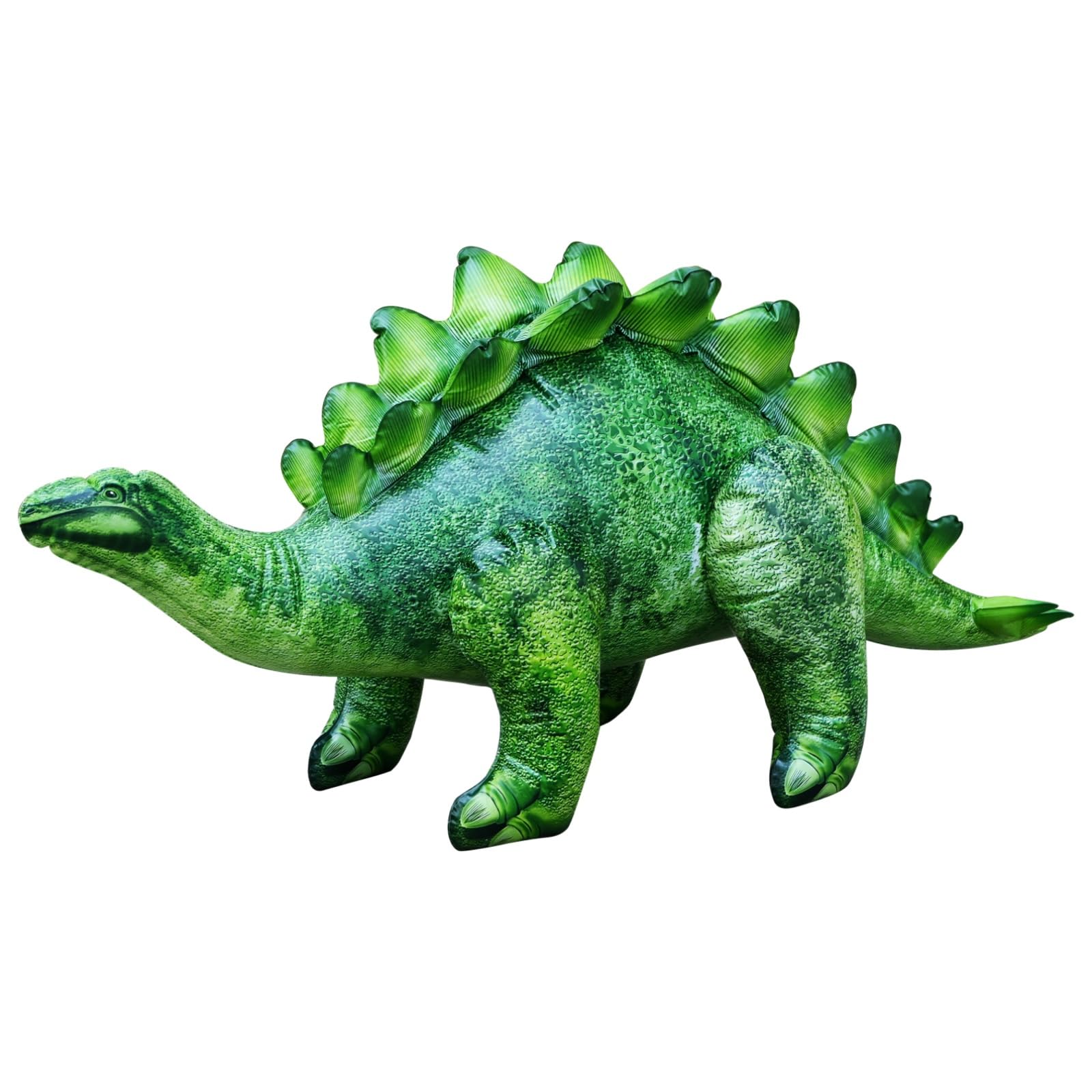 Jet Creations Stegosaurus Inflatable Dinosaur, 20" Tall x 46" Long, Emerald Green. Jurassic-Themed Toy for Ages 3+ - Perfect for Pool Play, Parties, Yard Decor, Stage or Photo Prop. 1 pc