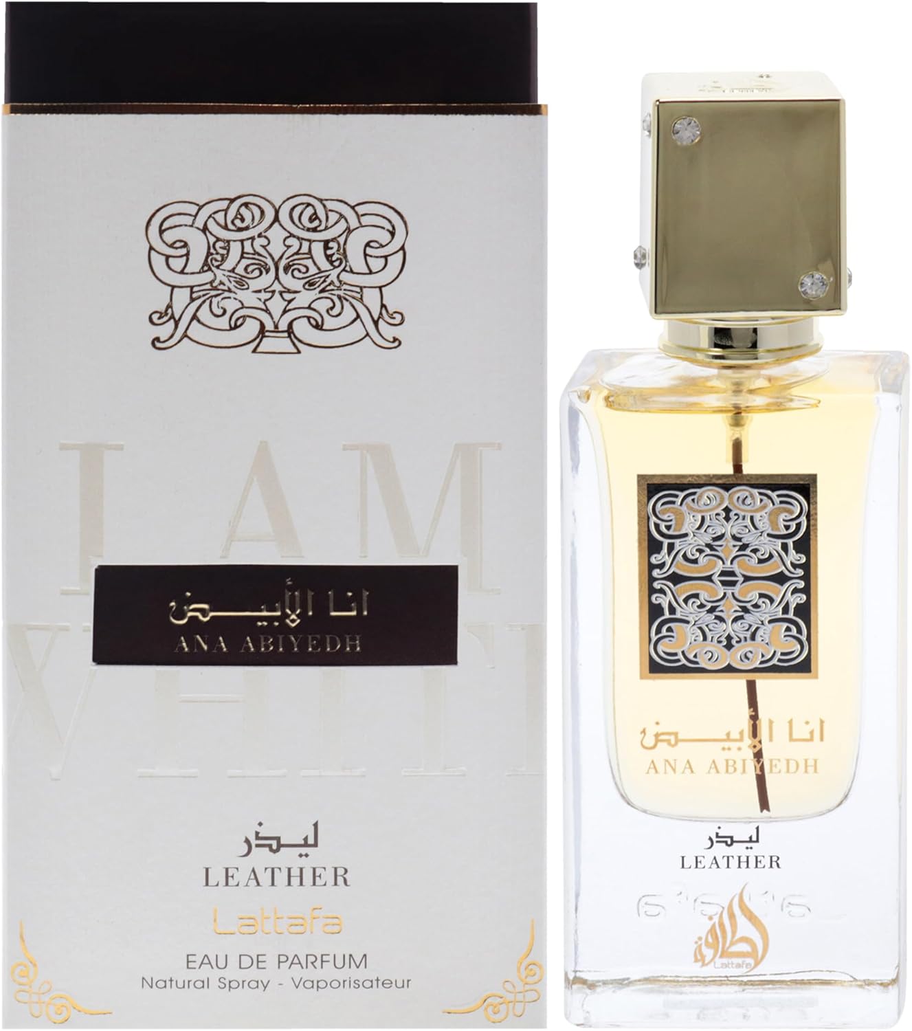 Lattafa Ana Abiyedh Leather Eau de Parfum for Unisex 60 ml