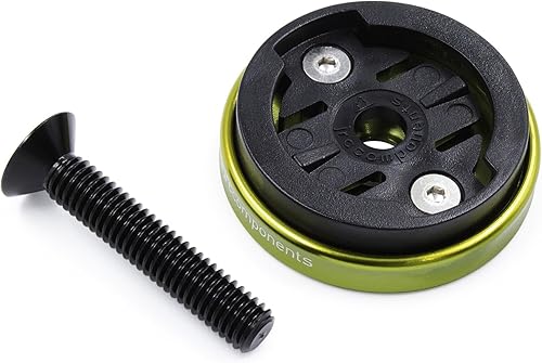 Miniatura 15 de JRC Components Enkei Top Cap Bike Stem Mount | Compatible con todos los modelos de dispositivos GPS Wahoo Elemnt | Cuerpo ligero de aluminio CNC